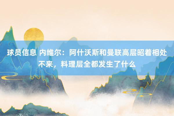 球员信息 内维尔：阿什沃斯和曼联高层昭着相处不来，料理层全都发生了什么