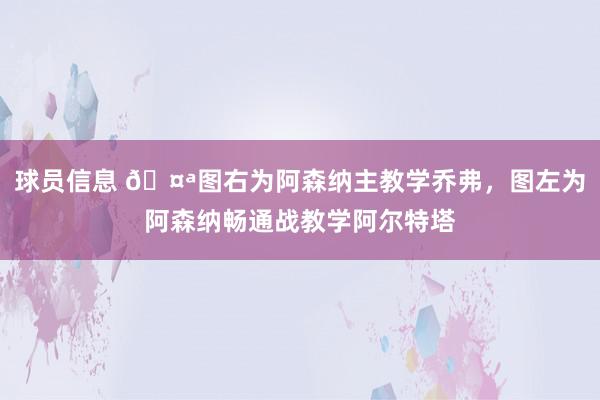 球员信息 🤪图右为阿森纳主教学乔弗，图左为阿森纳畅通战教学阿尔特塔